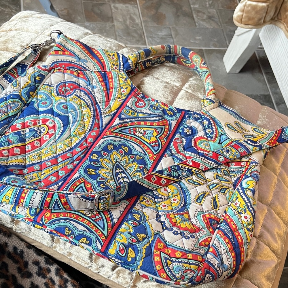 Vera Bradley Colorful Paisley Tote - Picture 10 of 11
